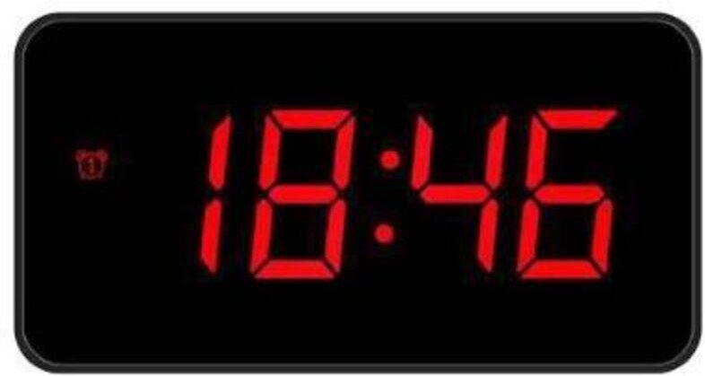 Lowell JE5112N Wecker Digitaler Wecker Schwarz