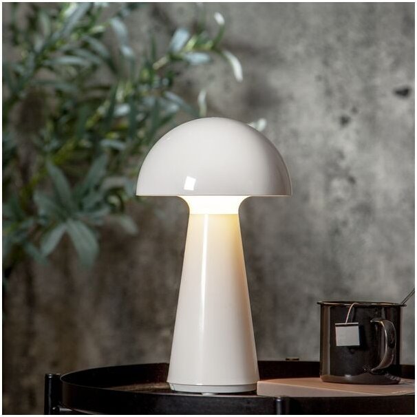 LED-Deko-Leuchte 'Mushroom', weiß, ca. 16x28 cm