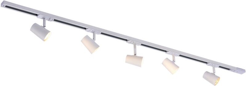 Italux - Astley Moderne 5-flammige Deckenstrahlerleiste, GU10