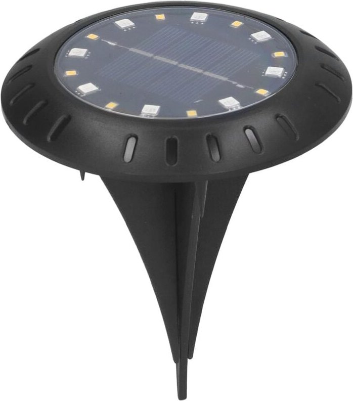 Solar-Bodenleuchten, automatisches Laden, RGB-LED-Lampenperlen, IP67 wasserdicht, warmweiß, für den Außenbereich, zur Bo...