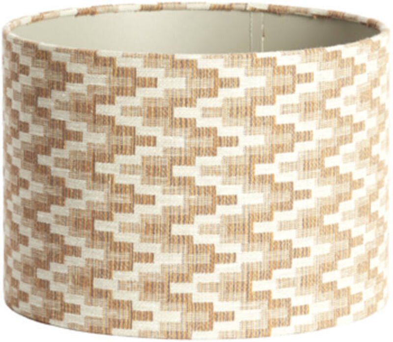 Light & Living - lampenschirm - Jinx - braun - textil - E27 -