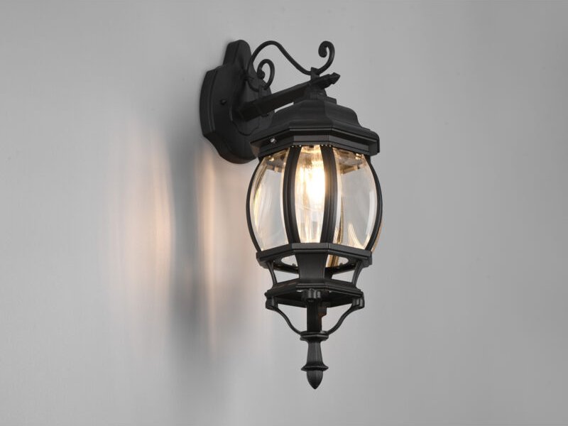 Elvo wandleuchte 1xe27 ip44 mattschwarz - 206960132 - Trio Lighting