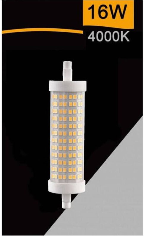 Thumbnail - Trade Shop Traesio - Trade Shop - smd led-lampe R7S L118 16W rohrlampe 3000K 4000K 6500K SPARAC-R7S-16W-001 -