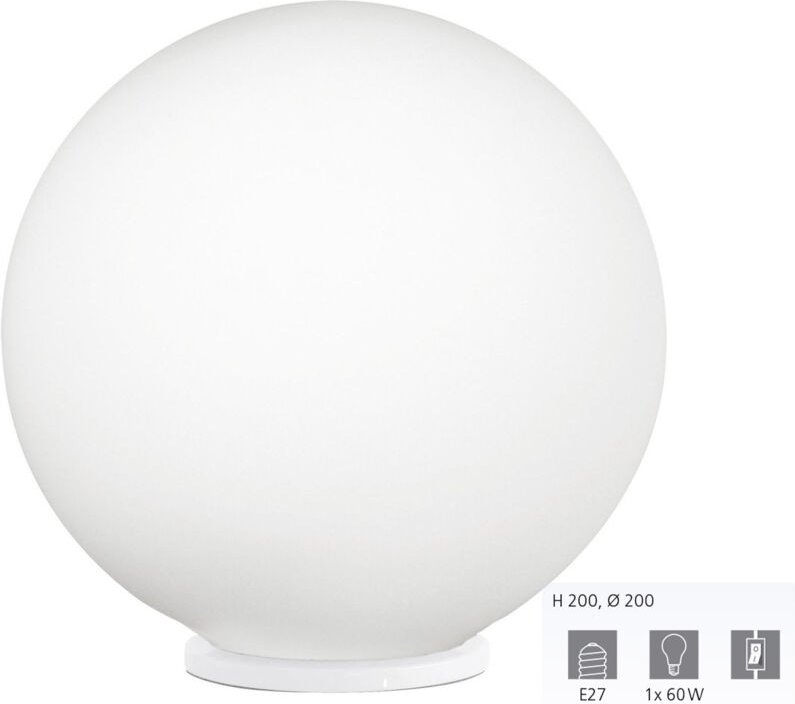 Tischlampe klein 60w attacco e27 nickel 85264