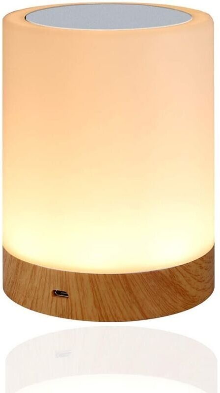 LED-Nachtlicht, Kinder-Nachtlicht mit Touch-Steuerung, USB-aufladbar und dimmbare RGB-Farbwechsel-Tischlampe für Schlaf-...