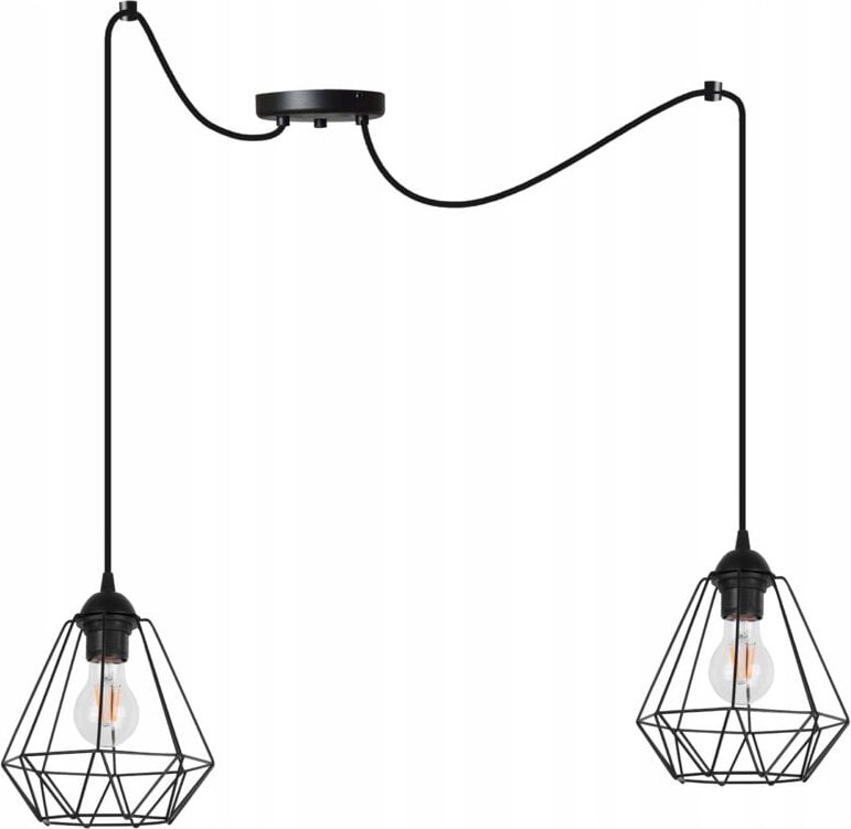 Hängende Deckenleuchte Kronleuchter SPIDER Loft E27 LED