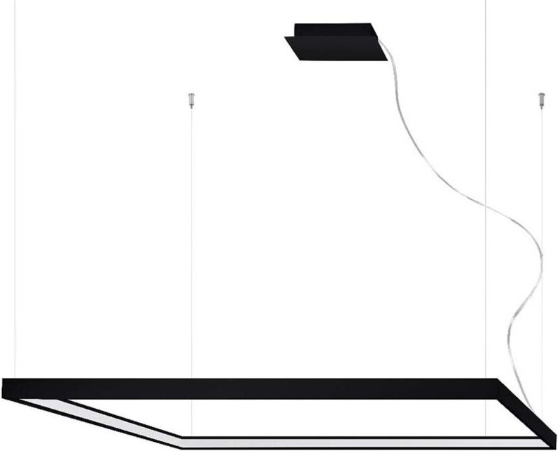 Pendellampe Hängeleuchte Designlampe led Wohnzimmerleuchte schwarz Alu led