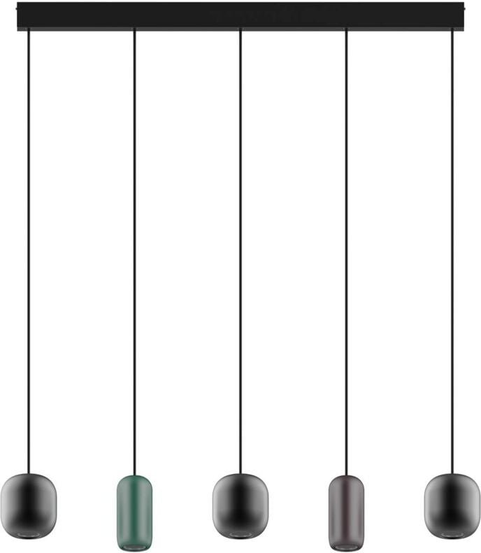 Lucande - Pendelleuchte 'Narion' aus Metall für Wohnzimmer & Esszimmer von