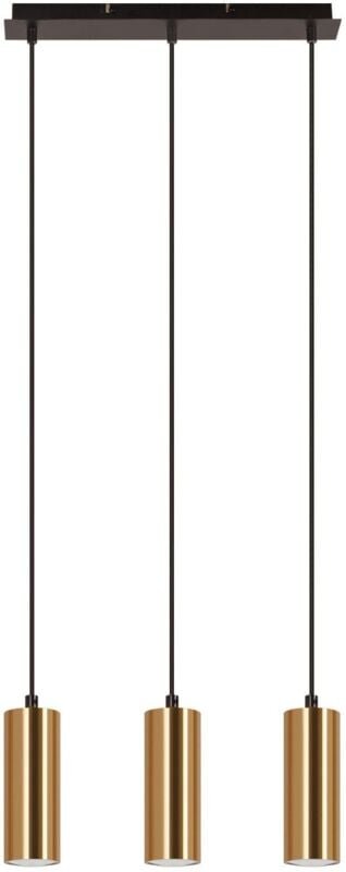 Pendelleuchte 3 Flammig Hängelampe Esstisch - Esszimmerlampe Gold Schwarz Vintage Pendellampe GU10 Esszimmer Küchenlampe...