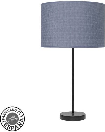 High Fashion Tischlampe 1xe27 schwarz/blau 63x30x30cm