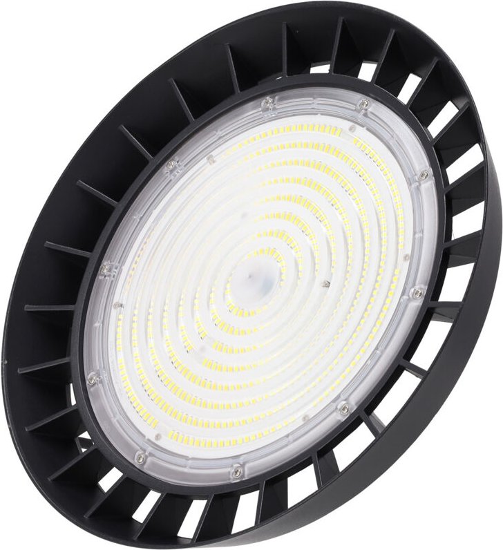 200-W-LED-Hallenleuchte (120–160–200 W), 180 lm/W, dimmbar, LED-Treiber 1–10 V, Philips-Chip, 90° Farbtemperatur