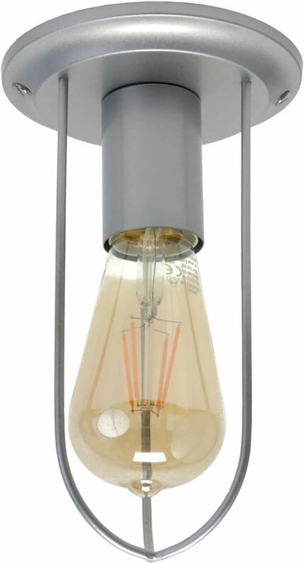 Thumbnail - Licht-erlebnisse - Industrial Deckenleuchte Vintage Draht Schirm E27 stepp