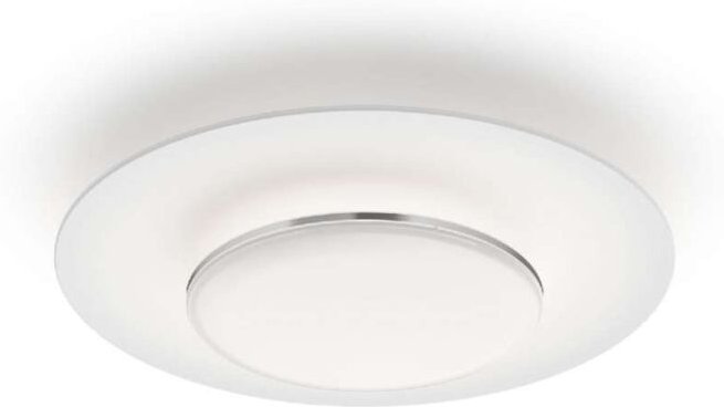 Philips - Beleuchtung - LED-Deckenleuchte, Durchmesser 40 cm, 4000 k, 30 w, dimmbar, weiß/Chrom 929003315901