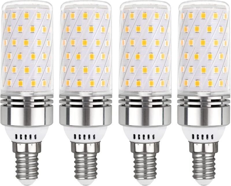 E14 LED-Lampe, 16 W, Kaltweiß (6000 K), 1450 lm, entspricht einer 100-W-Halogenlampe (E14), 360°-Abstrahlwinkel, 220 V W...