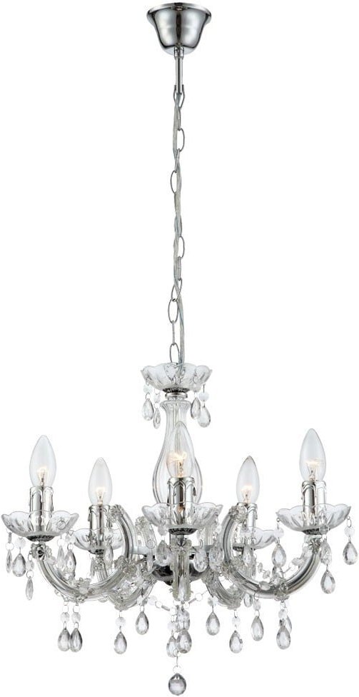 Etc-shop - led Kronleuchter Decken- Hänge- Pendel- Lampe Design Leuchte Luster Lüster Beleuchtung Kristall-Dekor Wohn- E...