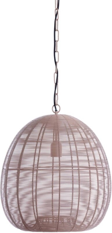 Light&living - hängeleuchte - Oliveria - rosa - metall - E27 -