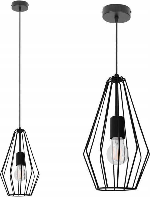 LOFT DECKENHÄNGELAMPE METALL E27 draht