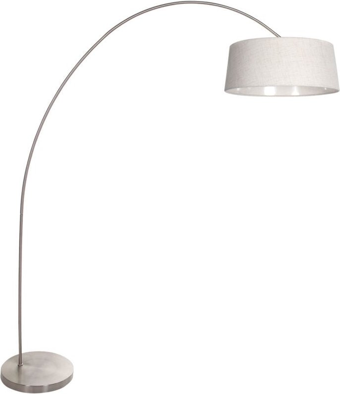 Mexlite - stehlampe - Solva - stahl - metall textil - bogenlampe