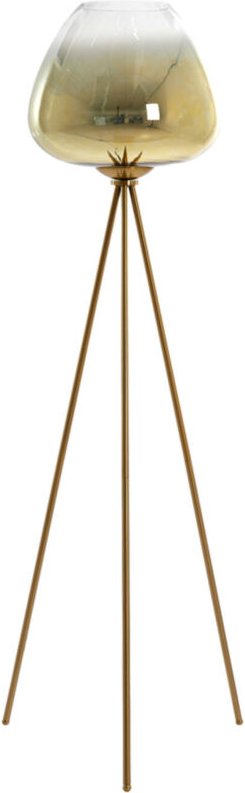 Stehlampe - Mayson - gold - glas - dreibeinlampe - Light&living