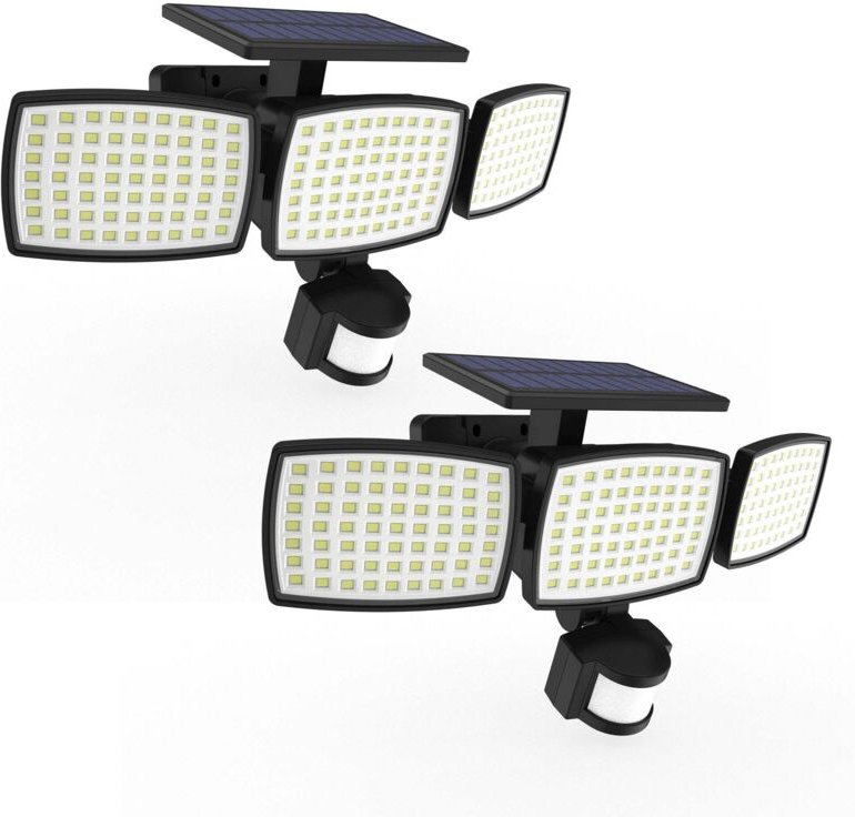 Set Mit 2 Solarsensorprojektoren SPARKY 700lm