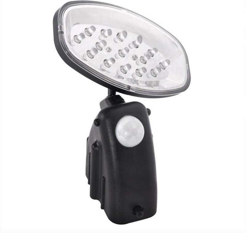 Deuba® led Solarlampe für Außen mit Bewegungsmelder Wetterfest Solar Panel 5m Kabel Wand Leuchte Lampe Strahler Garten