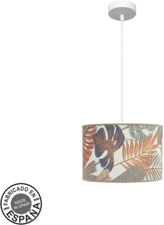 Hängelampe de Etiopia 30d 1xe27 Weiß/Stempel