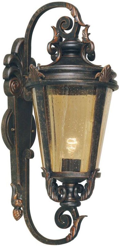 Elstead - Baltimore - 1 Licht Große Wandlaterne im Freien Licht Verwitterte Bronze IP44, E27