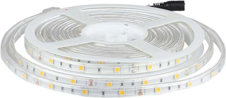 Led-streifen 5 meter 12v 4,8w 4000k ip65 vt-5050 - 2460 - 212460 - V-tac