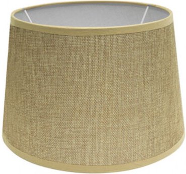 Fabrilamp - fab 157413015 Irene Lampenschirm E27 Beige 30dx22dx17h Offen Konisch