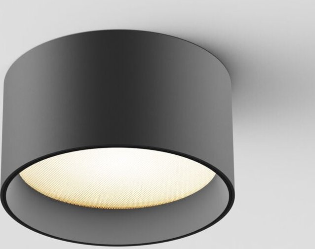 Maytoni Vega Aufbau-Downlight Schwarz 3000K 890lm