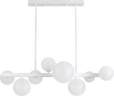 Lozolla längliche Deckenleuchte de 8xg9 Weiß