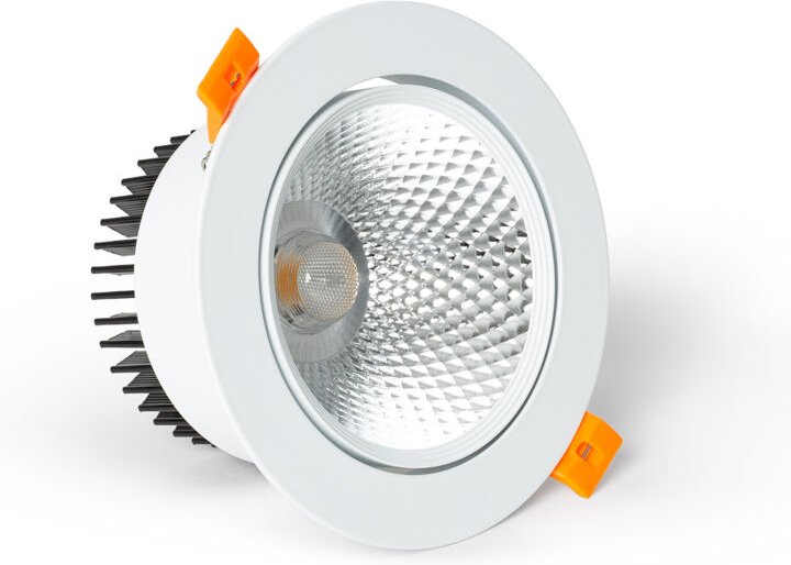 Ledkia - led Downlight Einbaustrahler 15W Rund cob CRI90 Ausschnitt ø 113 mm No Flicker 2700K Warmweiß