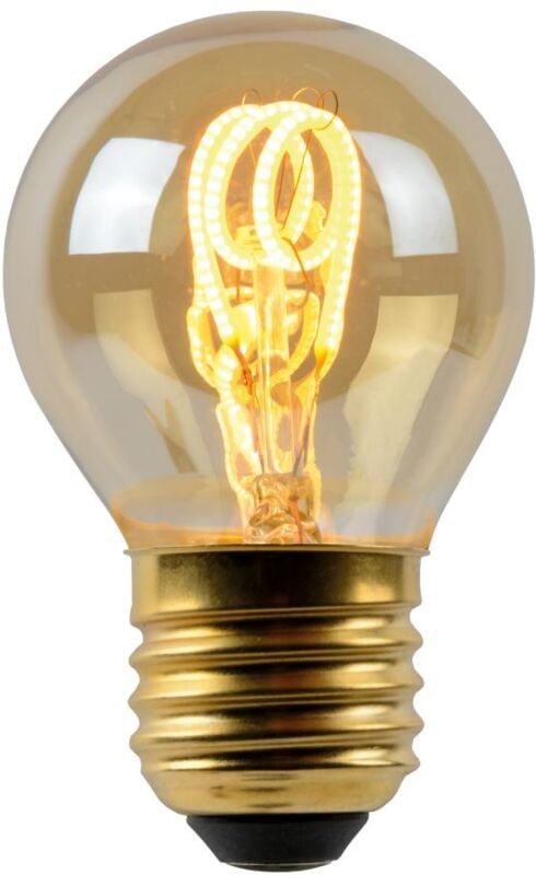 Lucide - G45 - Glühfadenlampe - ø 4,5 cm - led Dim. - E27 - 1x3W 2200K - Amber