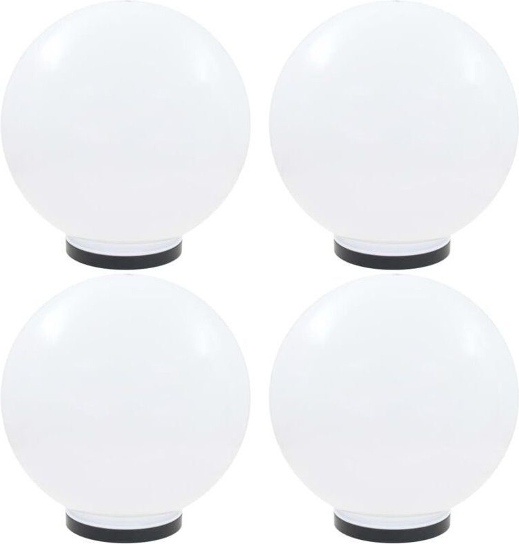 LED-Gartenleuchten 4 Stk. Kugelförmig 40 cm pmma - Vidaxl