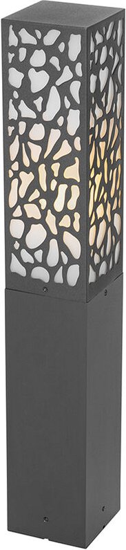 Moderner Außenpfosten schwarz 60 cm IP44 - Nicole