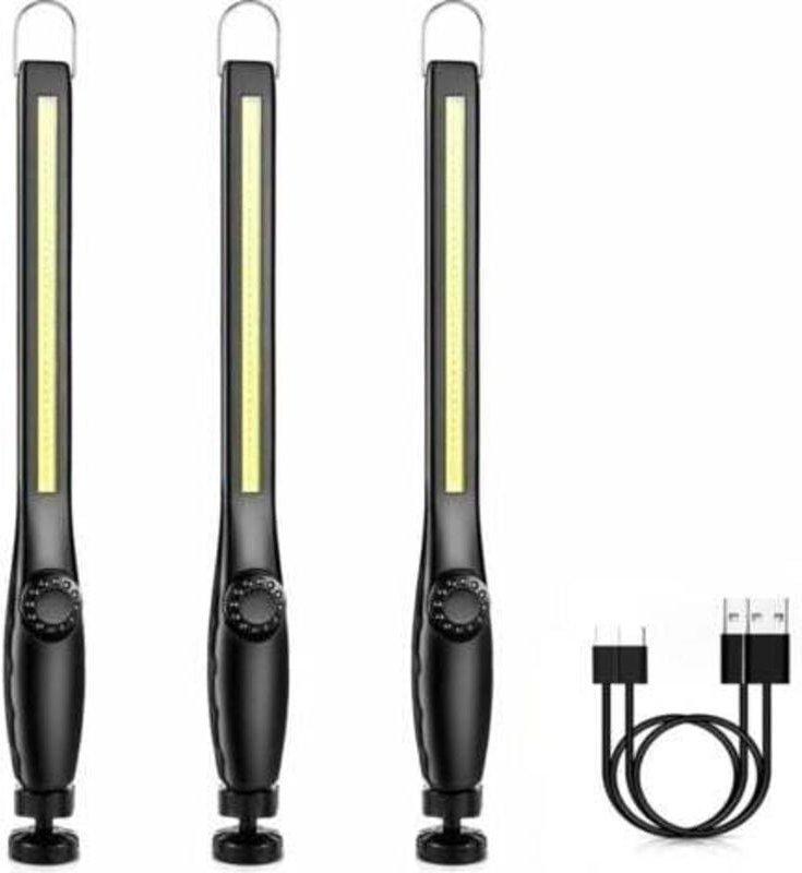 Gabrielle - LED-Gehlampe, Mechaniker, wiederaufladbar, Baustelle, Werkstattlampe, magnetisch, Garagenlampe, leistungssta...