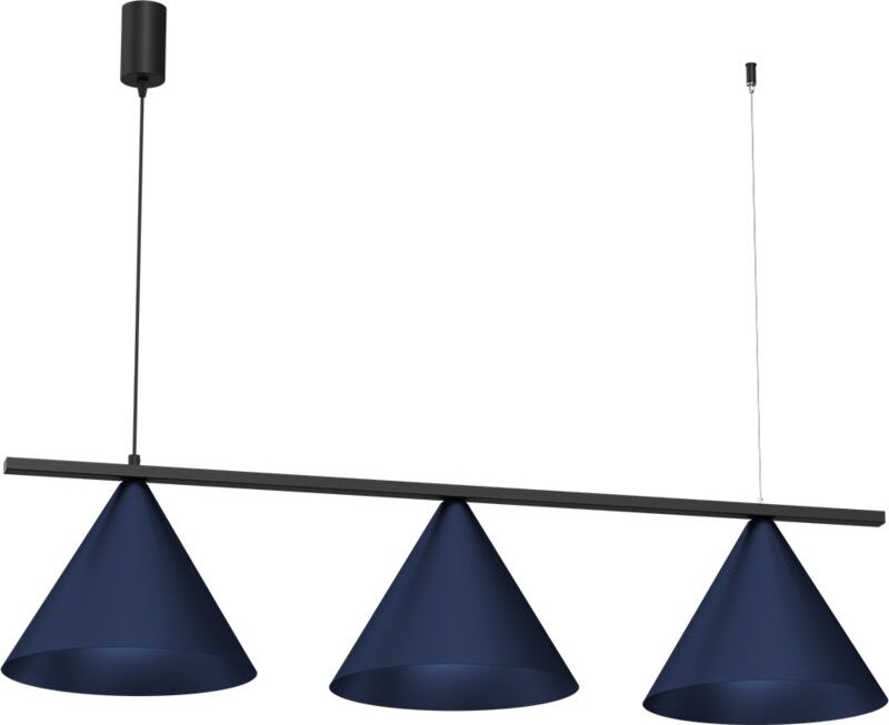 Hängelampe CAPITAL SCHWARZ/MARINEBLAU 3XGX53