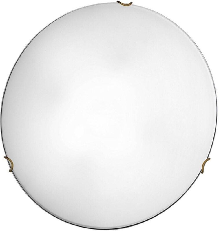 Moon - Lifestyle Glas Simple Flush Deckenleuchte Antik Messing, 4x E27 - Kolarz