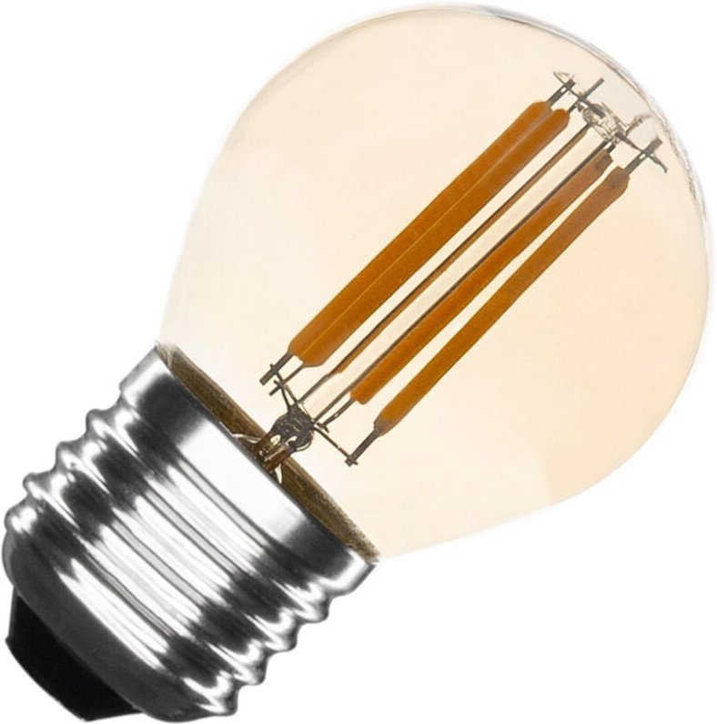 Thumbnail - LED-Glühbirne Filament E27 4W 470 lm Dimmbar G45 Gold No Flicker 2700K Warmweiß