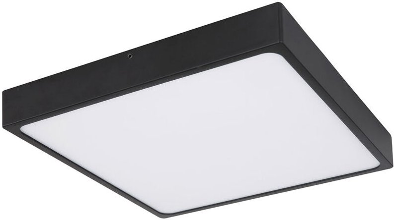 LED Deckenpanel Deckenlampe Deckenleuchte dimmbar Wohnzimmerleuchte schwarz, Metall Acryl, 28W 2520Lm neutralweiß, LxBxH...