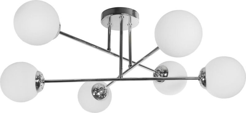 Orno LEIA 6P Hängeleuchte Chrom 6 Glühbirnen