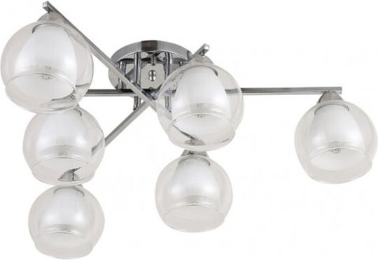 Fabrilamp - makalu Chrom-Deckenleuchte mit 6 Lichtern