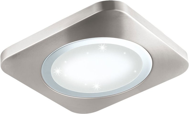 Led Aufbau Decken Lampe Kristall Effekt chrom matt Wohn Schlaf Zimmer Beleuchtung Leuchte Eglo 97663
