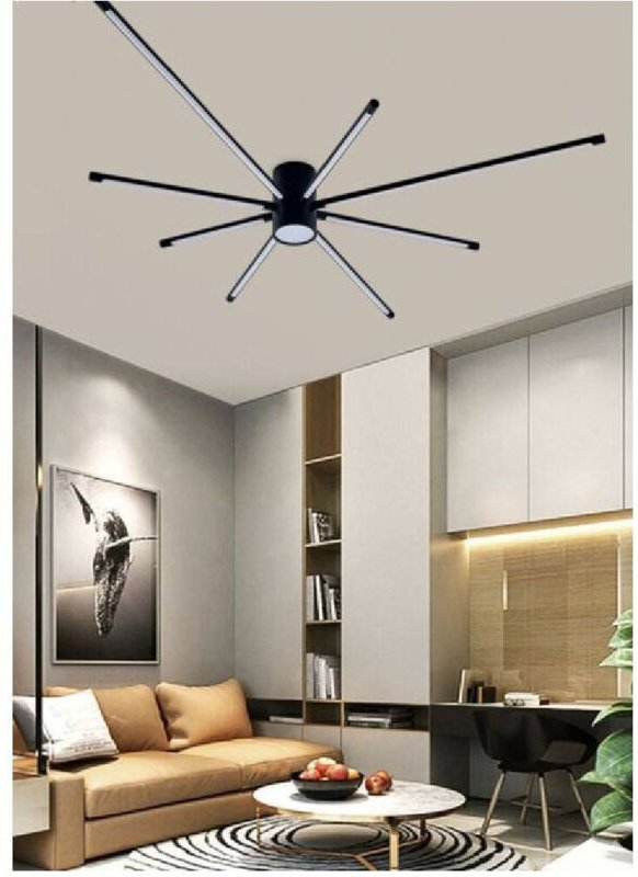 Trade Shop Traesio - Trade Shop - lampe soffitto led 43W plafoniera moder black light 6500K 3000K 4000K PN-27N -