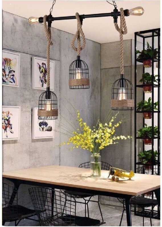 Trade Shop - industrielle sspension in canapa corda B60-5 -