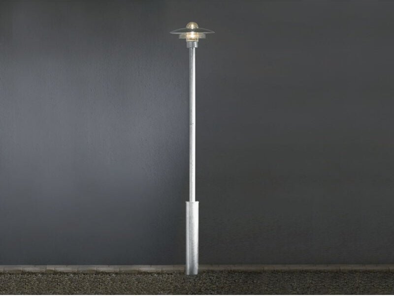 Konstsmide - Große Wegeleuchte modena moderne Mastleuchte aus Stahl, Höhe 225cm