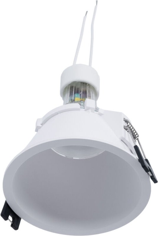 Einbaustrahler Set Ø93mm (weiß) + GU10 5,4W + Fassung