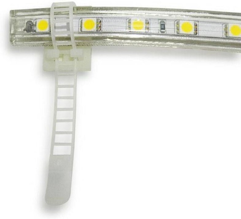 Kunststoff-Kabelbinder für LED-Streifen mit 3M-Klebesockel