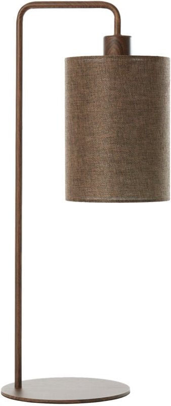 Tischlampe - Donio - beige braun - baumwolle - Light&living