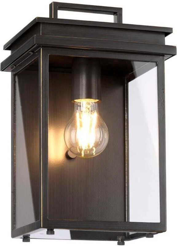 Thumbnail - Elstead Glenview Outdoor 1 Lichtwandlaterne, Antikbronze, IP44, E27